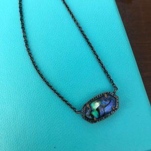 Kendra Scott Black Drusty Necklace